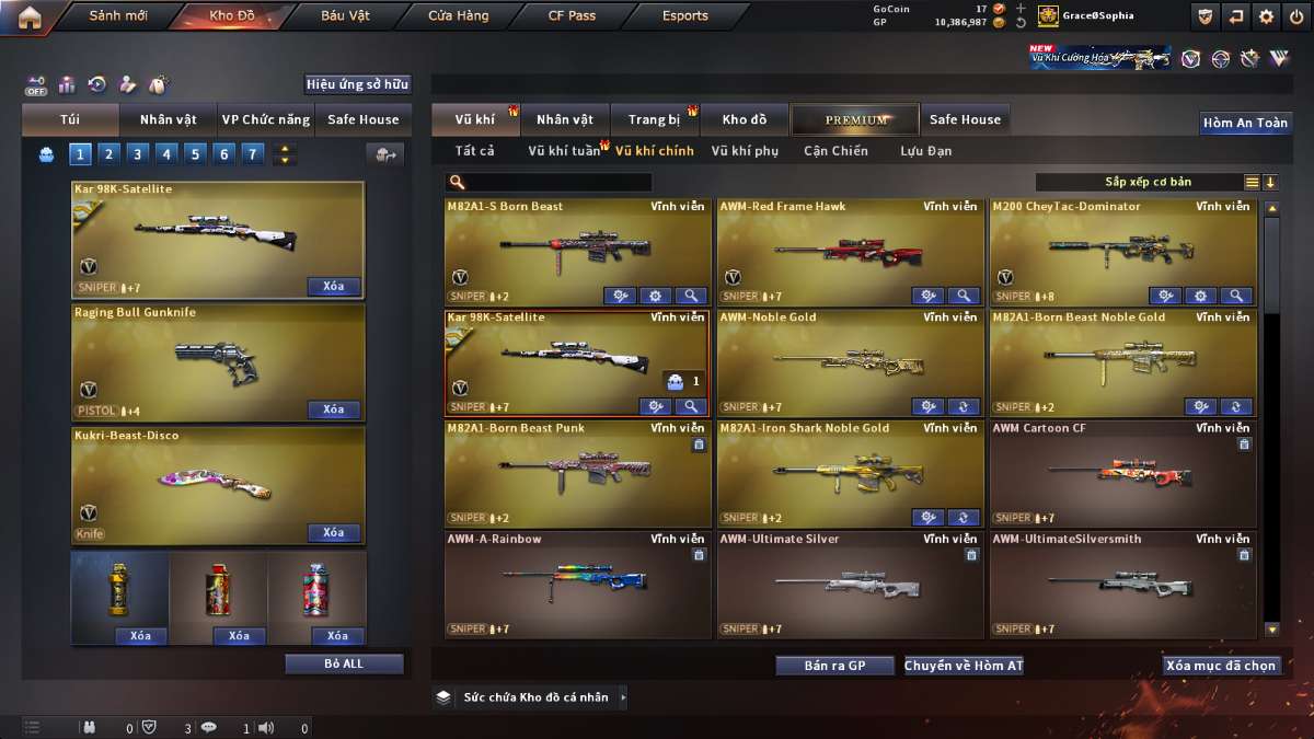 shop acc cf uy tin gia re